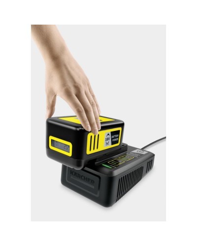 Акумулятор до електроінструменту Karcher 18 V 5 Ah, набір з швідкісним ЗП (2.445-063.0)