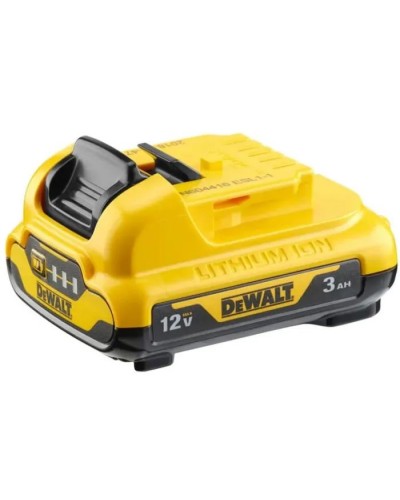 Акумулятор до електроінструменту DeWALT 12 В, 3 Аг, час заряджання 50 хв, вага 0.2 кг (DCB124)