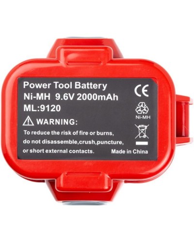 Акумулятор до електроінструменту PowerPlant для MAKITA 9.6V 2.0Ah Ni-MH (192019-4) (TB920921)