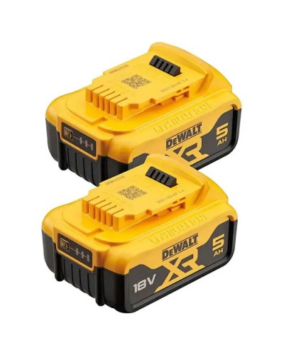 Акумулятор до електроінструменту DeWALT 18 В XR Li-lon 5Ah, 2 шт., 1.3 кг (DCB184P2)