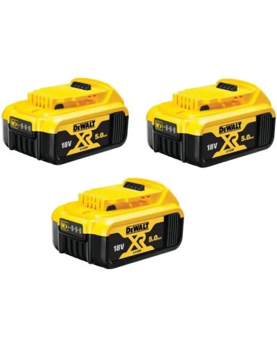 Акумулятор до електроінструменту DeWALT 18 В XR Li-lon 5Ah, 3 шт., 1.94 кг (DCB184P3)
