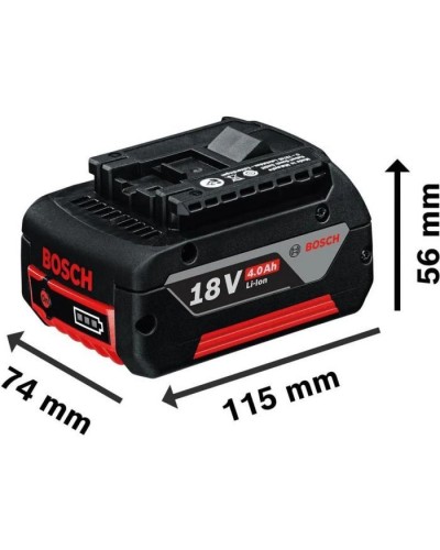 Акумулятор до електроінструменту Bosch GBA, 18V, 4Ah, 1.1кг (1.600.Z00.038)