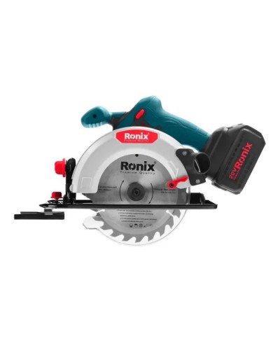 Дискова пила Ronix циркулярна 20Вт, 165мм, 4Ah x 2 (8609)