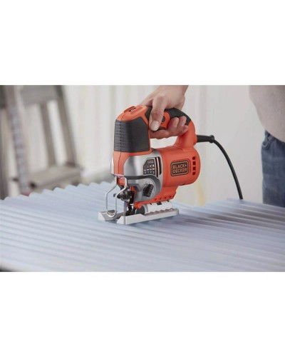 Електролобзик Black&Decker 50 Вт, 1000 - 3100 хід/хв, 2.2 кг, кейс (BES610K)
