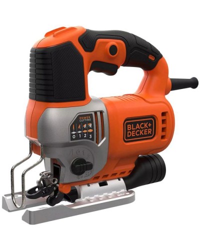 Електролобзик Black&Decker 50 Вт, 1000 - 3100 хід/хв, 2.2 кг, кейс (BES610K)