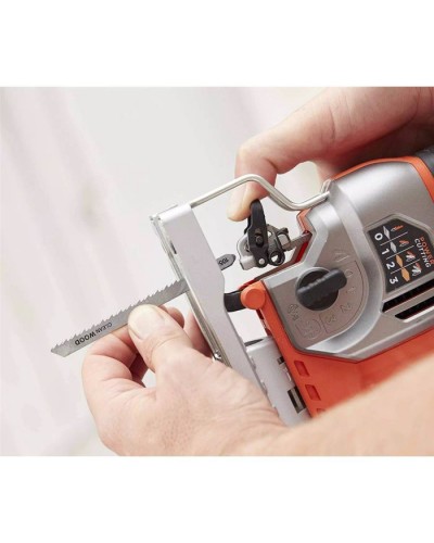 Електролобзик Black&Decker 50 Вт, 1000 - 3100 хід/хв, 2.2 кг, кейс (BES610K)