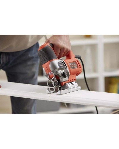 Електролобзик Black&Decker 50 Вт, 1000 - 3100 хід/хв, 2.2 кг, кейс (BES610K)