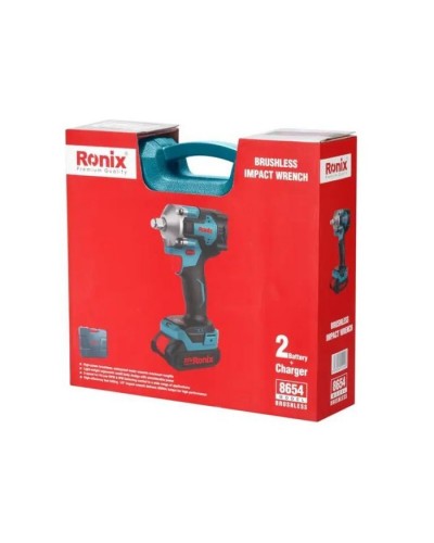 Гайковерт Ronix 20В, 350Нм, комплект (8654)