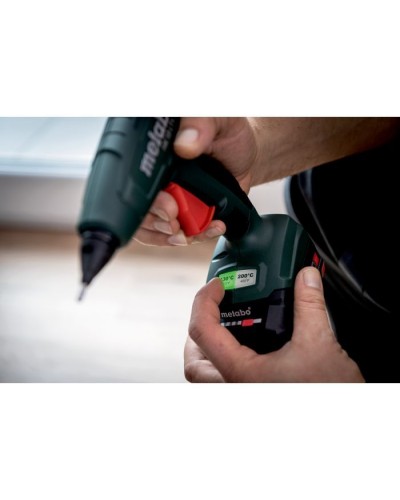 Клейовий пістолет Metabo HK 18 LTX 20, 18В, стрижні 11мм, подача 20г/хв (без АКБ та ЗП) (600797850)