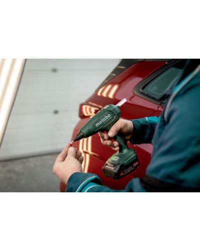 Клейовий пістолет Metabo HK 18 LTX 20, 18В, стрижні 11мм, подача 20г/хв (без АКБ та ЗП) (600797850)