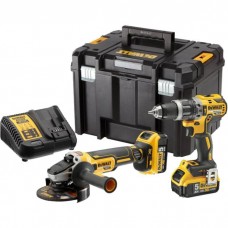 Набір електроіструментів DeWALT 2 од. 18 В XR Li-lon, вага 4.2 кг, кейс TSTAK, 2 АКБ та ЗП (DCK2080P2T)