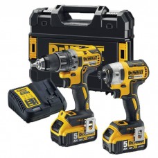 Набір електроіструментів DeWALT 2 од. 18 В XR Li-lon, вага 6.61 кг, кейс TSTAK, 2 АКБ та ЗП (DCK268P2T)