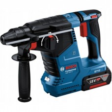 Перфоратор Bosch GBH 187-LI, патрон SDS-plus 24мм, 18В 1х5Аг, 2.4Дж, 3 режими, 980об/хв (0.611.923.022)