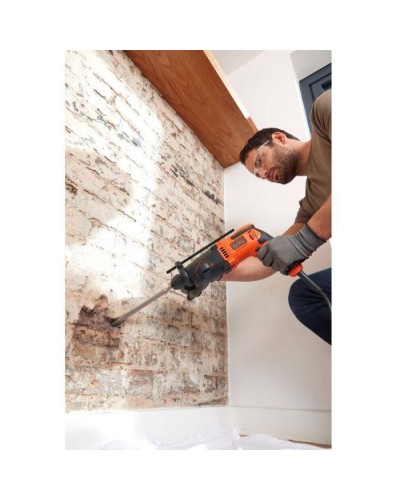 Перфоратор Black&Decker SDS-Plus, 650 Вт, 1.6 Дж, 3 режими, кейс, 3.57 кг (BEHS01)