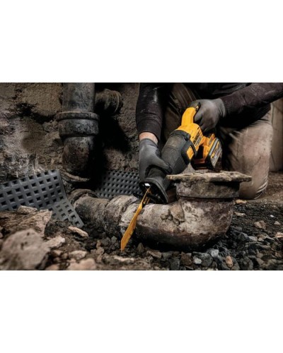 Шабельна пила DeWALT 54В XR FLEXVOLT Li-lon, 0 - 3000 ход/хв, 3.54 кг, TSTAK (без АКБ та ЗП) (DCS389NT)