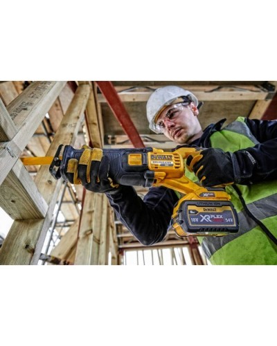 Шабельна пила DeWALT 54В XR FLEXVOLT Li-lon, 0 - 3000 ход/хв, 3.54 кг, TSTAK (без АКБ та ЗП) (DCS389NT)