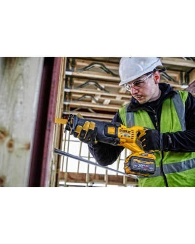 Шабельна пила DeWALT 54В XR FLEXVOLT Li-lon, 0 - 3000 ход/хв, 3.54 кг, TSTAK (без АКБ та ЗП) (DCS389NT)