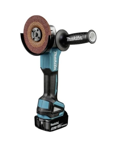 Шліфувальна машина Makita LXT, 5Аг х 2шт, Makpac, 125 мм (DGA504RTJ)