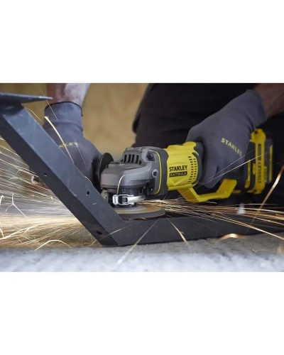 Шліфувальна машина Stanley FatMax, Li-Ion 18V, 8500 об/хв, d=125 мм, 2.66кг (без АКБ та ЗП) (SFMCG400B)