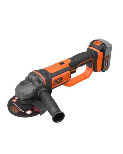 Шліфувальна машина Black&Decker 18V, 4Ah, 125 мм, 8600 об/хв (BCG720M1)