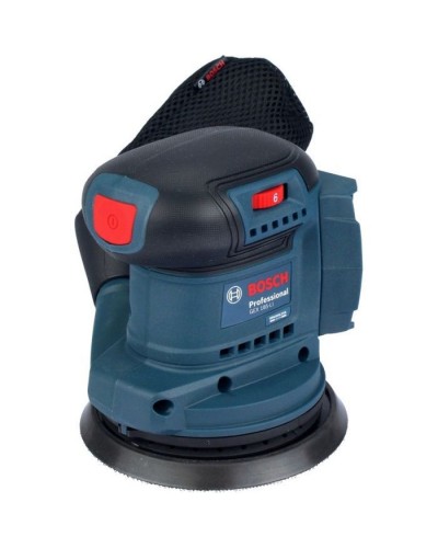 Шліфувальна машина Bosch GEX 185-LI, 18В, 125 мм, 6000-10000 об/хв (без АКБ та ЗП) (0.601.3A5.020)