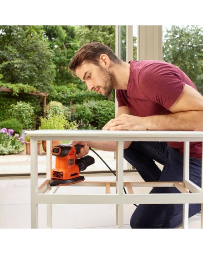 Шліфувальна машина Black&Decker 200 Вт, 8000-13000 об/хв, вага 1.58 кг (BEW200)