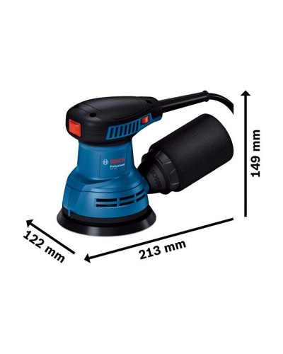 Шліфувальна машина Bosch GEX 125-1 AE 250Вт, 125 мм, 7500-12000об/хв (0.601.3A8.020)