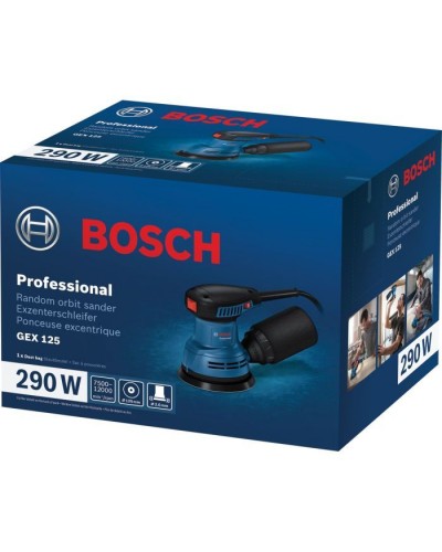 Шліфувальна машина Bosch GEX 125-1 AE 250Вт, 125 мм, 7500-12000об/хв (0.601.3A8.020)