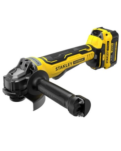 Шліфувальна машина Stanley кутова акум безщіткова FATMAX,Li-Ion V20, 18В, 2x4Ah, 8000об/хв, 125 мм, кейс (SFMCG700M2K)