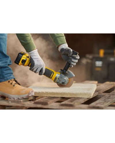 Шліфувальна машина Stanley кутова акум безщіткова FATMAX,Li-Ion V20, 18В, 2x4Ah, 8000об/хв, 125 мм, кейс (SFMCG700M2K)