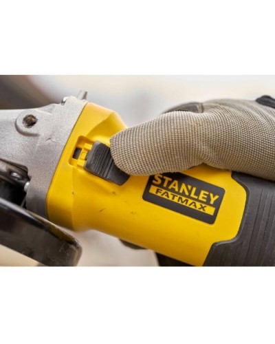 Шліфувальна машина Stanley кутова FATMAX, 1100 Вт, 3000-11000 об/хв, 125 мм, 2.2 кг (FMEG225VS)