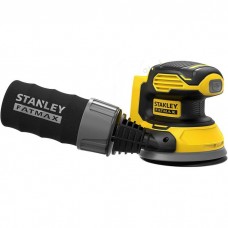 Шліфувальна машина Stanley ексцентрикова безщіткова FatMax, Li-Ion, 125 мм, 12000 об/хв, 1,02 кг (без АКБ та ЗП) (SFMCW220B)