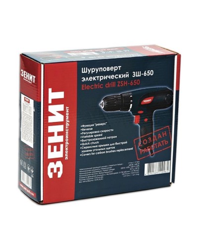 Шуруповерт Зеніт ЗШ-650 (842468)