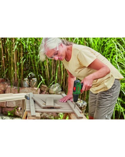 Шуруповерт Bosch EasyDrill 1200, 12В, 2х1.5Ач, ЗП, набір свердл і біт, кейс (0.603.9D3.007)