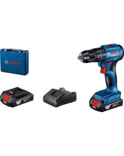 Шуруповерт Bosch GSB 185-LI, 2х2.0 Ah, ЗП GAL 18V-20, кейс (0.601.9K3.100)