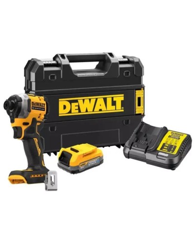 Шуруповерт DeWALT 18 В XR Li-lon PowerStack 1.7Ah, 206 Нм,кейс TSTAK (DCF850E1T)