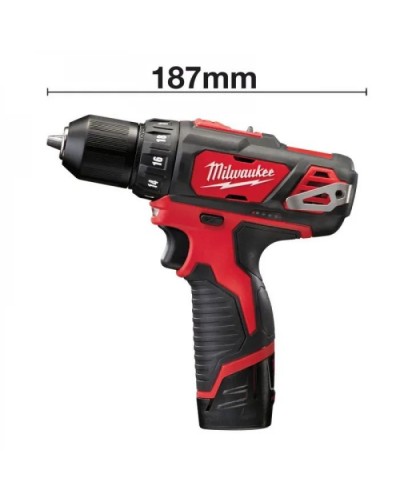 Шуруповерт Milwaukee M12 BDD-202C, 30 Нм (4933441915)