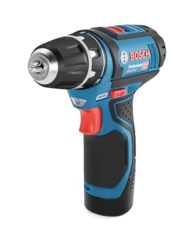 Шуруповерт Bosch GSR 12V-15 12В, 2х2А/год, 15-30Нм, 0-400/400-1300об/хв, набір 10 біт, кейс (0.601.868.10G)