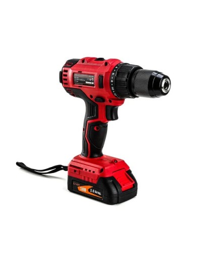 Шуруповерт GTM DSI18/60BL з ударом, 18V, 60Нм, 2x2Ah (DSI18/60BL)