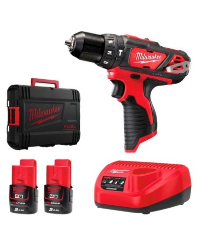 Шуруповерт Milwaukee M12 BPD-202C, 2x2Ah, кейс (4933441940)