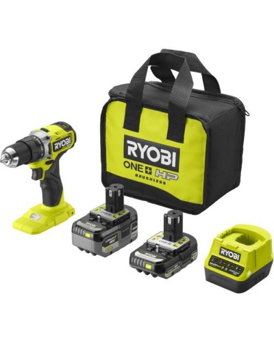 Шуруповерт Ryobi ударний ONE+ HP RPD18C-242S 18В, 1х2Ah, 1х4Ah, 54Нм 450·1700об/хв, сумка (5133004983)