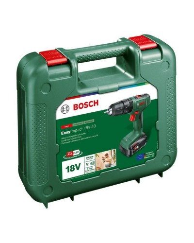 Шуруповерт Bosch EasyImpact 18V-40 18В 2х2Агод 2038Нм 0-4300-1630обхв кейс ЗП 1.4кг (0.603.9D8.108)