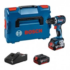 Шуруповерт Bosch GSR 18V-90 C 18V, 2х5Ah, 36-64Нм, 0-2100 об/хв, кейс, 1.1кг (0.601.9K6.006)