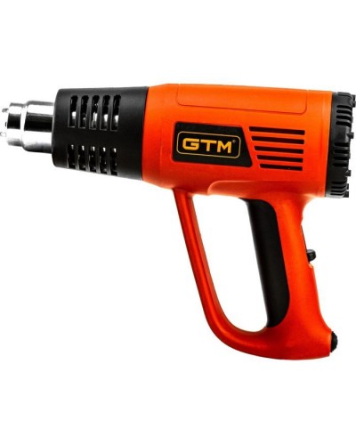 Будівельний фен GTM HG2000E, 2000Вт, 80-600С, 300/500л/хв (HG2000E)