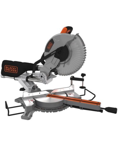 Торцювальна пила Black&Decker 2100 Вт, диск 254х30 мм, 5000 об/хв, XPS, вага 18.5 кг (BES710)