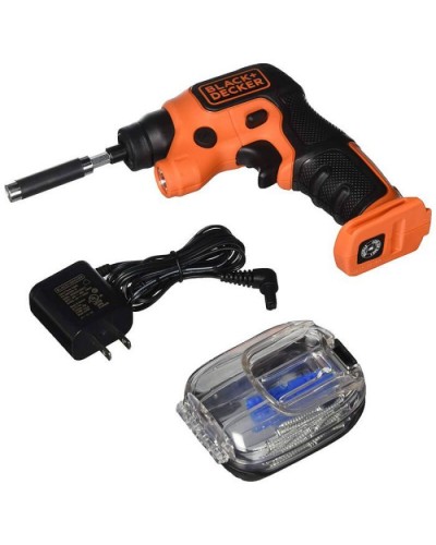 Викрутка акумуляторна Black&Decker 3.6 Li-Ion, 180 об/хв, реверс, підсвічування, 0.4 кг (BDCSFS30C)