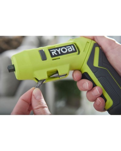 Викрутка акумуляторна Ryobi RSDP4-120G 4В, USB, Lithium, 1х2Ah, 5Нм, 200об/хв, поворотна ручка (5133005958)