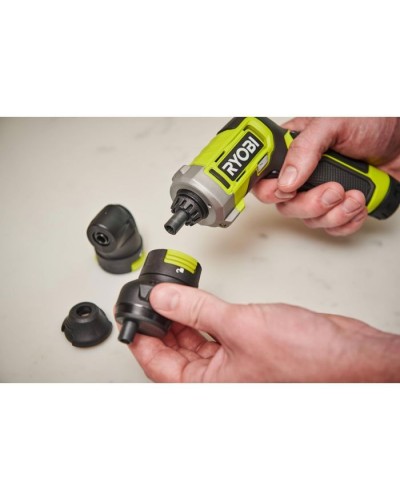 Викрутка акумуляторна Ryobi RSD4-120TA2, USB Lithium, 4V, 1х2Ah, 5Нм, 200об/хв, 2 насадки ,10 біт, кейс (5133006211)