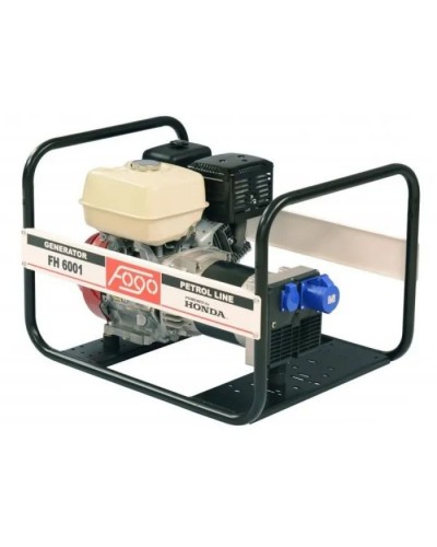 Генератор Fogo FH6001 (F00169557)1ф-5,6kW, двиг.Honda, бак-6,1л, руч.старт (FH 6001)