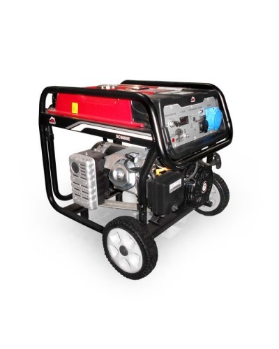 Генератор Vulkan SC6000E-II 1ф 5,0kW, ел.старт, бак-25л, колеса (SC6000E-II)